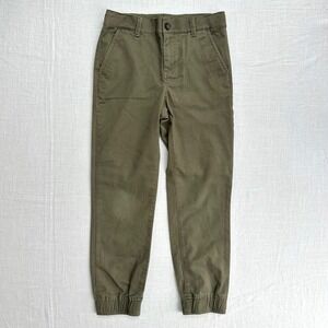 Janie and Jack Kids Olive Green Jogger Pants‎ Size 8 Casual Twill